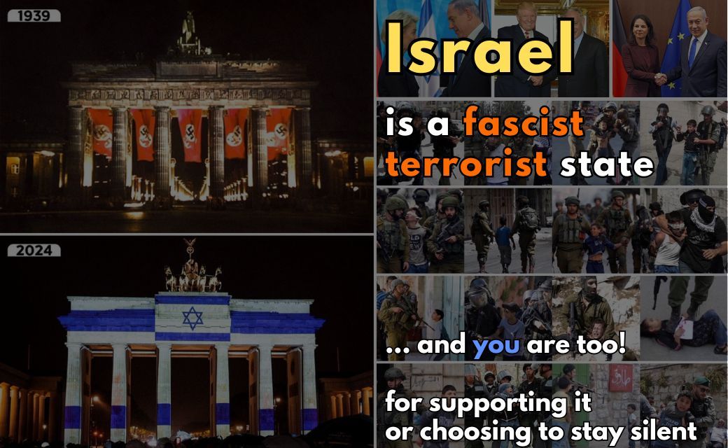 Israel is a Western Fascist terrorist state!