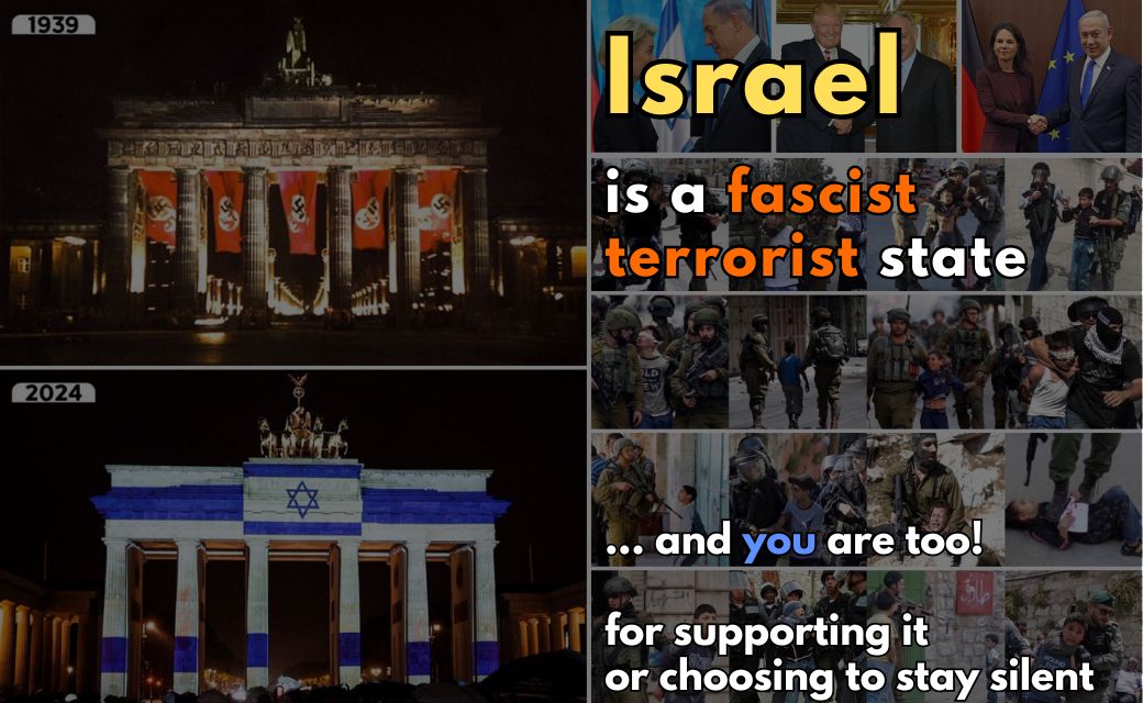 Israel is a Western Fascist terrorist state!