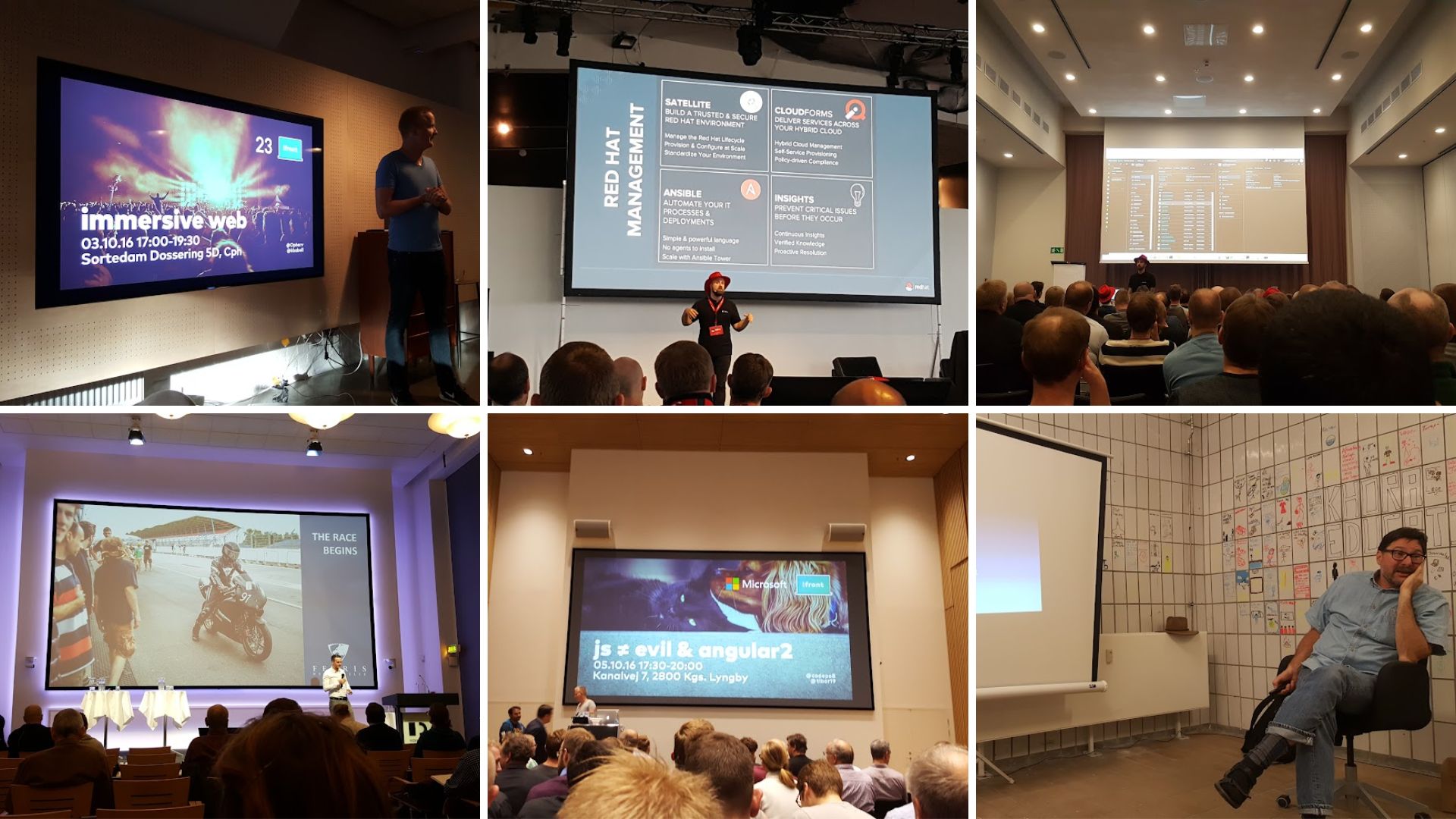 First year in Denrmark: attended conferences and meetups to learn more and understand this new society better