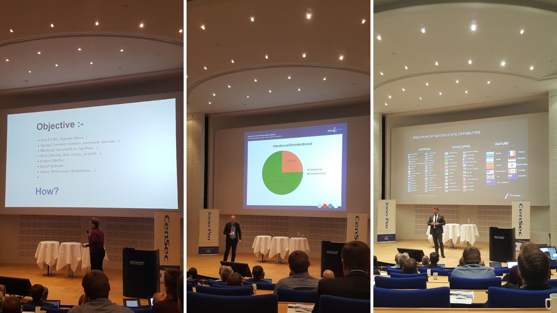 a cybersecurity conference in Billund