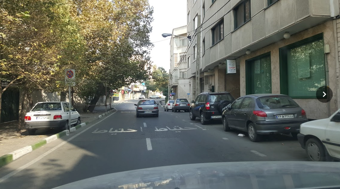 A small street in Tehran, Iran