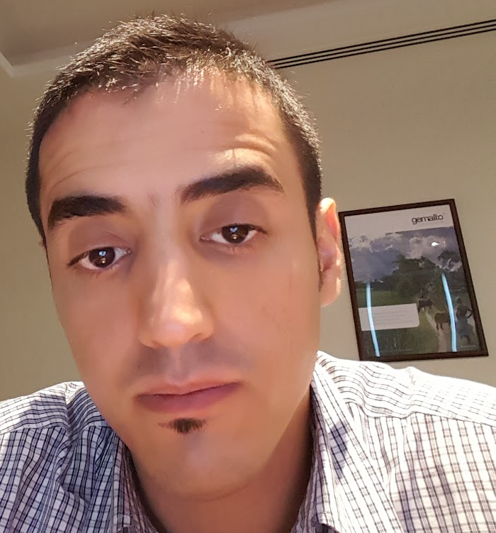 Me at our Gemalto's office in Dubai