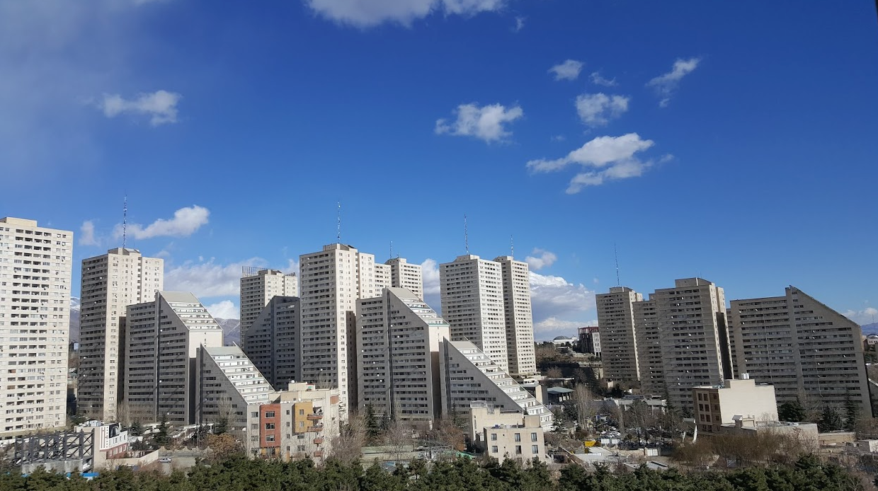 some old apartment complexes, Tehran, 2015