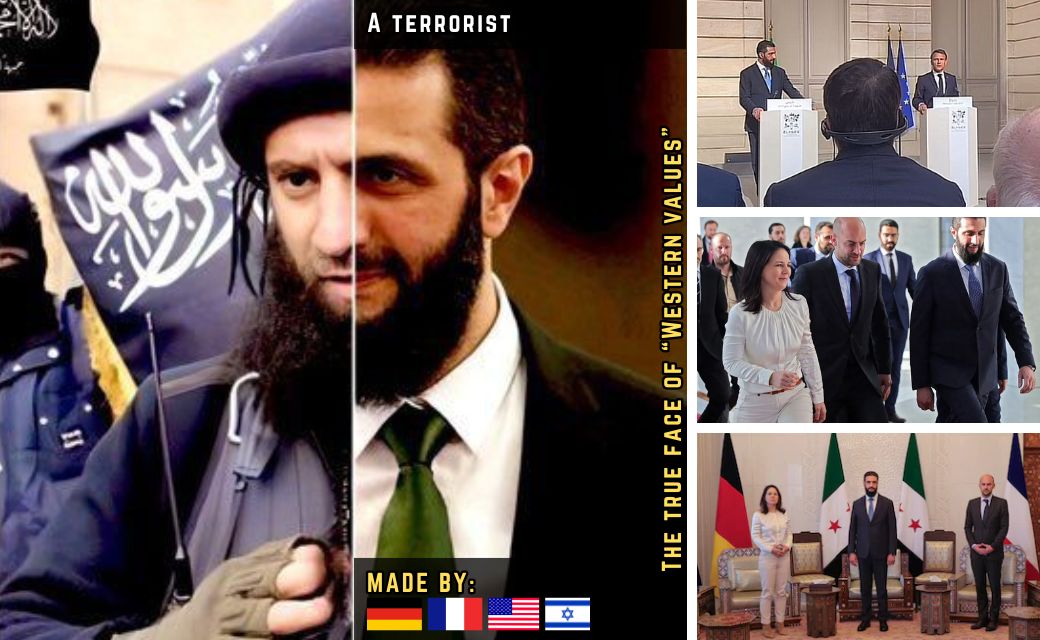 The real European values are being exposed! Europe supported Jolani, an ISIS terrorist! This is what the West promotes!