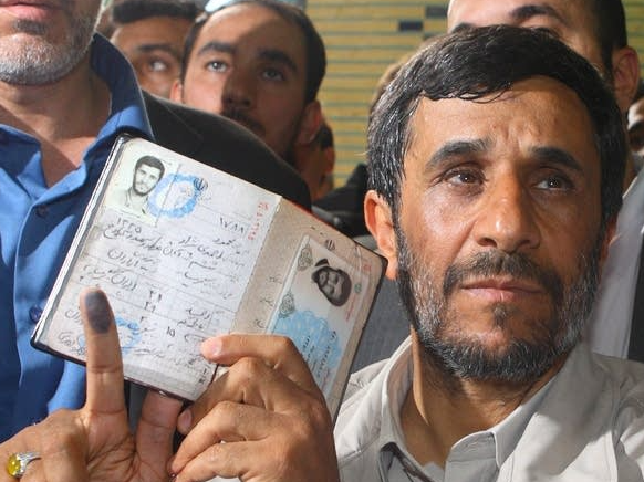 A photograph form Ahmadinejad's ID shows that he has Jewish roots