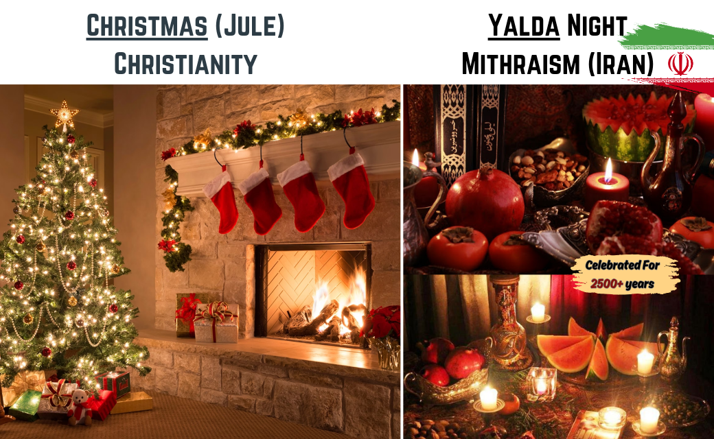 Iranian's Yalda Night, the origin of Christmas