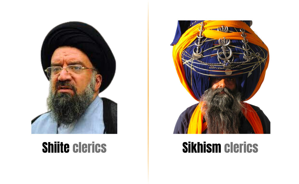 New version of Shia Mullah vs. a Sikhism leader